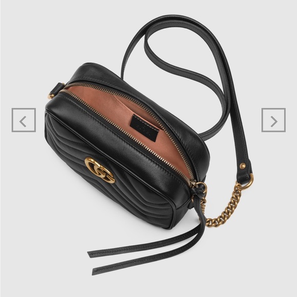 Gucci GG Marmont Mini Shoulder Bag in Black - Picture 3 of 15